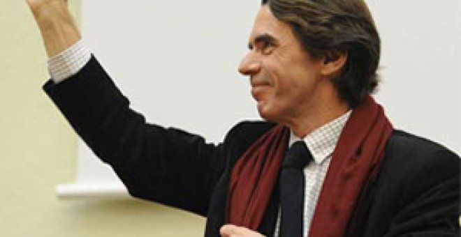 Aznar: "La izquierda ha distorsionado mi imagen hasta límites extremos"
