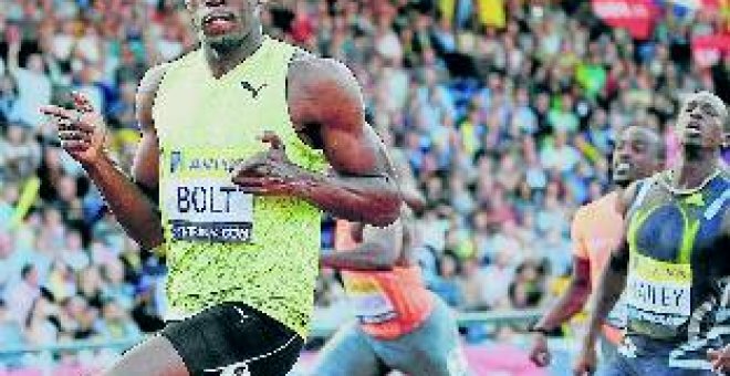 El viento rivaliza con Bolt en Londres