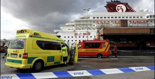 Desalojado un crucero español en Estocolmo por un incendio