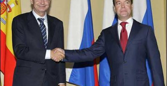 Zapatero y Medvédev sellan un "nuevo impulso" energético