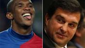 Eto'o demanda al Barcelona 3 millones por su traspaso al Inter