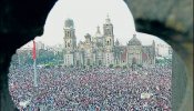 Una megamanifestación sindical desborda México capital