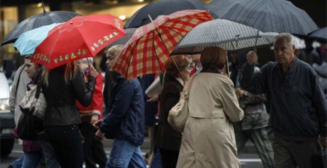 Alerta amarilla por lluvia en casi toda España