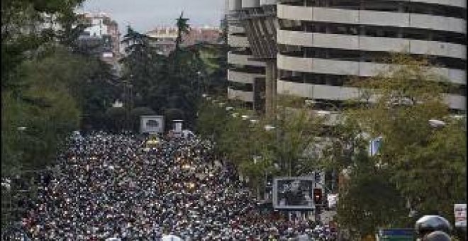 Miles de motoristas recorren Madrid exigiendo más respeto y seguridad