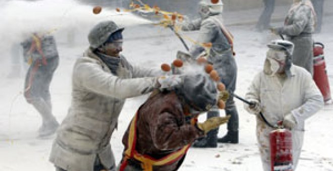 Ibi se enharina para celebrar su peculiar fiesta de invierno