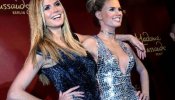 La modelo Heidi Klum destapa su réplica en el museo de cera de Berlín