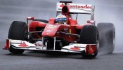 La lluvia desluce a Alonso en Jerez