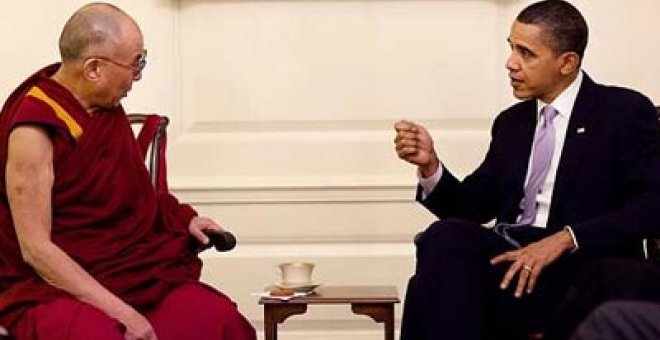 China protesta formalmente por la reunión entre el Dalai Lama y Obama