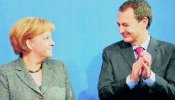 Zapatero sienta a empresarios españoles a la mesa de Merkel