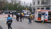 Un anciano atropella a siete personas en el centro de Oviedo
