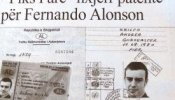 El falso carné de conducir de Fernando Alonso