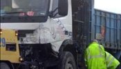 Dos personas muertas por el choque de un camión y una furgoneta en Albacete