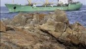 El barco egipcio encalló al norte de Ceuta por negligencia