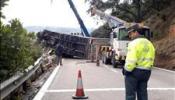 Cortada la A-4 en Despeñaperros (Jaén) por el accidente de un camión