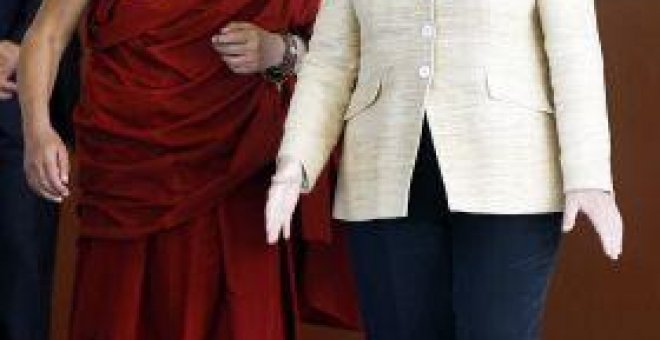 Angela Merkel defiende su reunión con el Dalai Lama