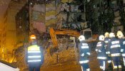 Muere una mujer en el derrumbe de un edificio en Santander