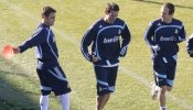 Suave sesión de Osasuna en Valdebebas antes del partido en el Bernabéu