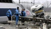 Un tren de alta velocidad y un camión chocan en Francia