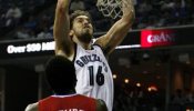 Memphis cae derrotado ante los Sixers pese al partidazo de Gasol