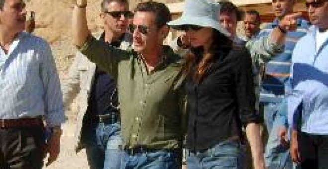 Sarkozy corría 10 kilómetros al día entre los templos de Luxor