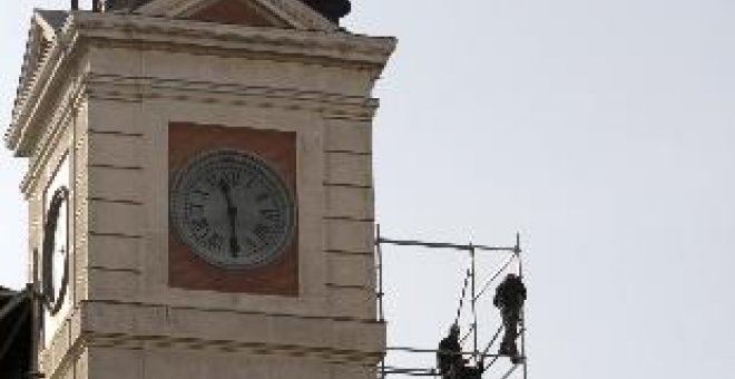 Esta medianoche, primer ensayo de las campanadas en el reloj de la Puerta del Sol