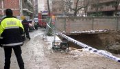 Un trabajador fallece tras un accidente en las obras del puente sobre el río Iregua en La Rioja