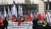 Trabajadores de Siemens-Elasa se concentraron ante la embajada de Alemania
