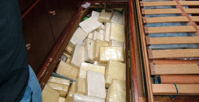 Apresado un velero en alta mar que transportaba 600 kilos de cocaína hacia España