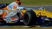 Alonso, el más rápido en su regreso a Renault