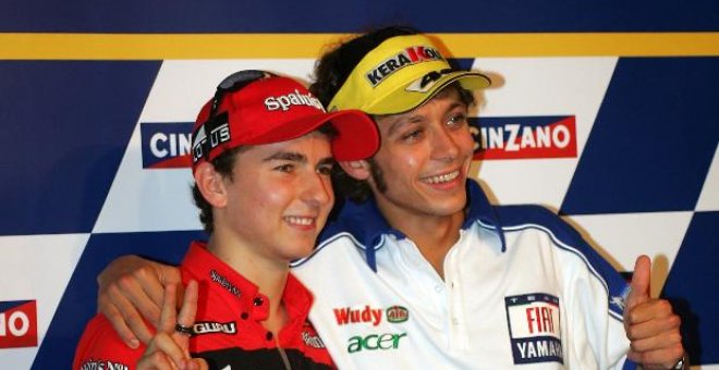 Rossi y Lorenzo se visten de largo en Turín para la temporada 2008