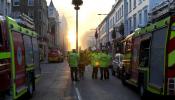 Se declara incendio en el mercado de Camden en Londres