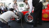 Problemas para Ferrari en una simulación de gran premio