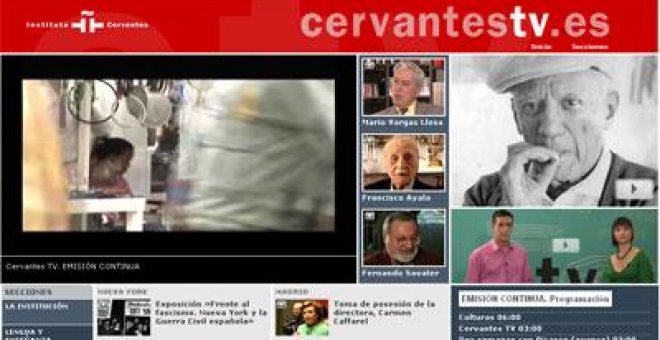 El Instituto Cervantes estrena canal de televisión