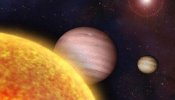 Encuentran un sistema planetario parecido al solar