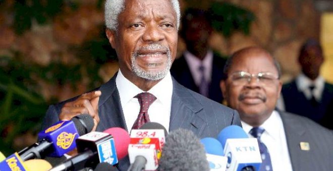 La oposición keniana cancela sus manifestaciones tras la petición de Kofi Annan