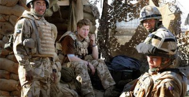 El príncipe Harry combate en Afganistán desde diciembre