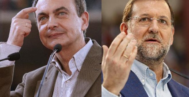 El "día después", Zapatero con universitarios y en Ciudad Real y Rajoy en su tierra