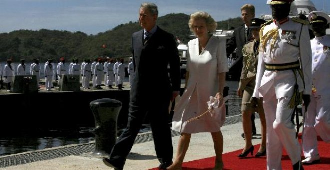 El príncipe Carlos de Inglaterra y su esposa Camilla visitan el Caribe