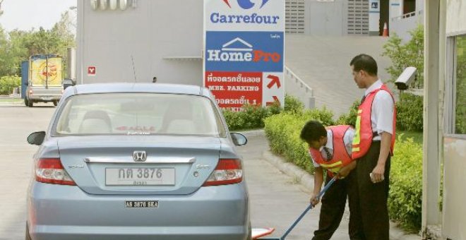 El beneficio de Carrefour aumentó el 1,4% a 2.299 millones de euros en 2007