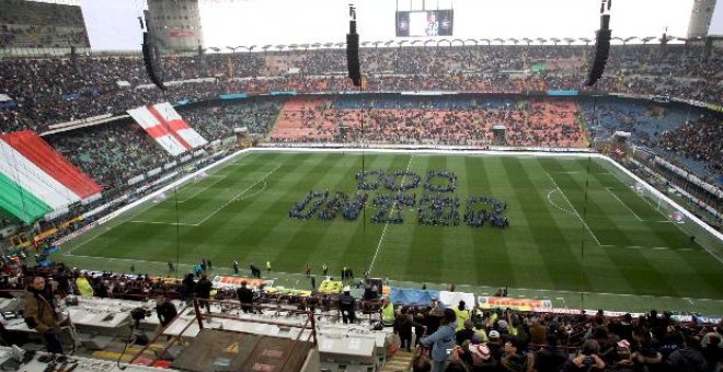 El Inter festeja su centenario ganando al Reggina y se distancia del Roma