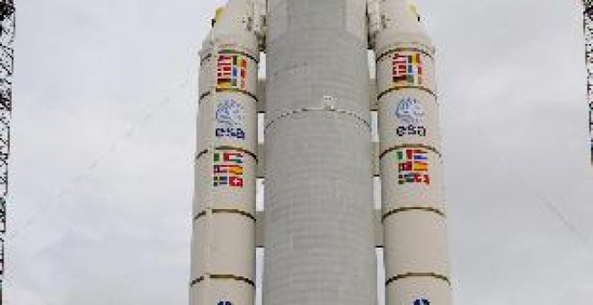 Despega el cohete Ariane-5 que pondrá en órbita el carguero europeo de la ISS