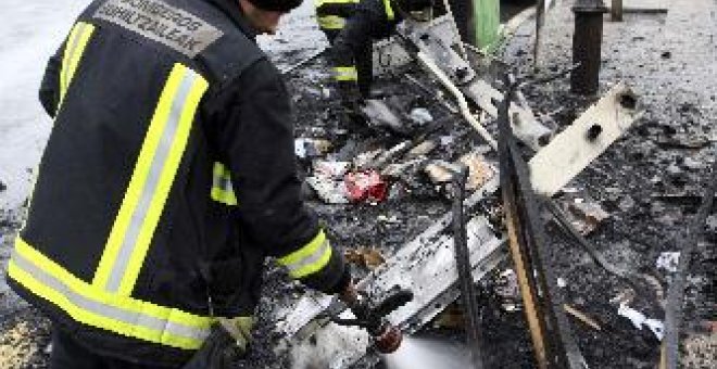 Incendian contenedores de basura en varios puntos de San Sebastián