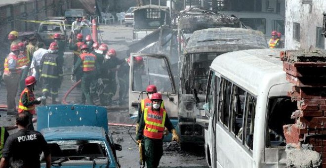 Ya son 31 los muertos y 160 los heridos en un doble atentado suicida de Lahore