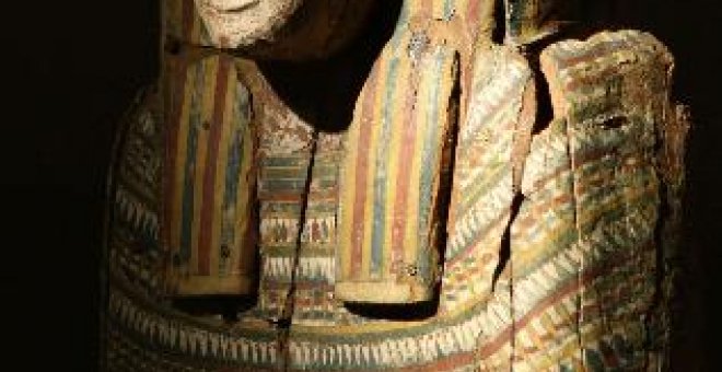 Barcelona expone en primicia mundial sarcófagos egipcios de los jardineros de Amón