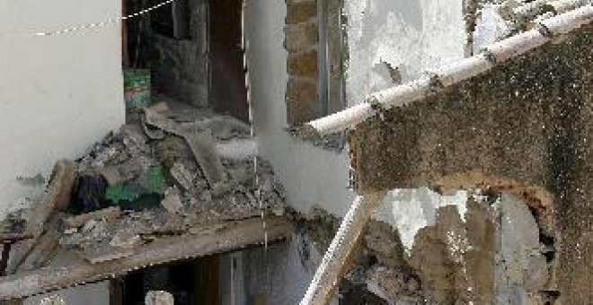 El derrumbe de una casa en Navarra causa heridas sin gravedad a dos ocupantes