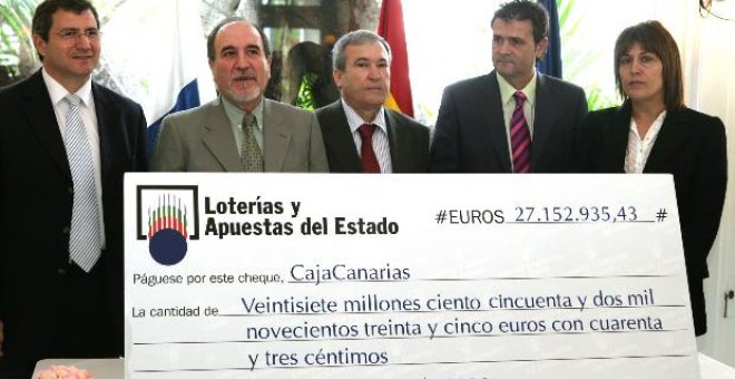 Entregado en Tenerife el Gordo más importante de su historia, 27 millones