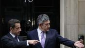 Brown y Sarkozy piden colaboración global contra las crisis financieras