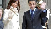La presidenta argentina llegó al Elíseo para reunirse con Sarkozy