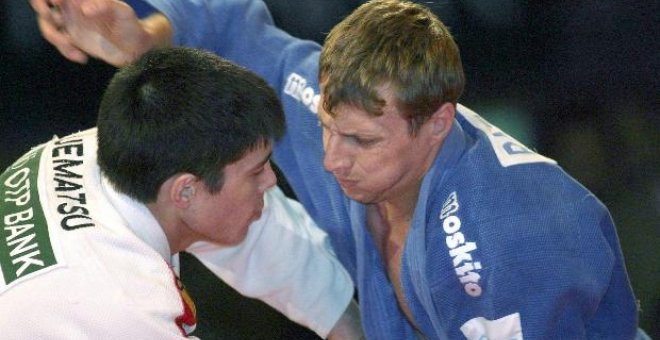El español Kioshi Uematsu medalla de plata en -73 kilogramos