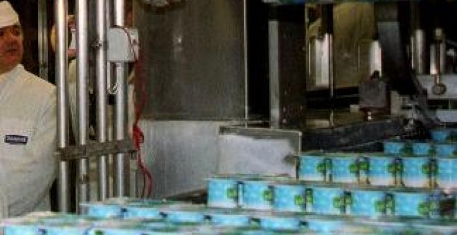 Danone facturó 3.760 millones de euros en el primer trimestre de 2008, un 18,7% más